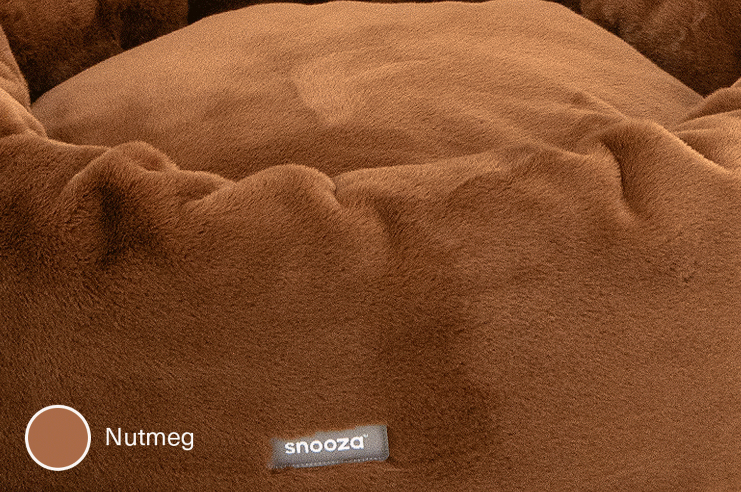 Snooza – Luxe Fur Cuddler – Nutmeg