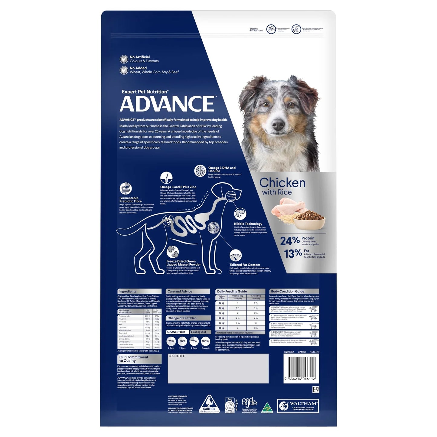 Advance - Adult Dog - Medium Breed - Healthy Ageing - 15kg