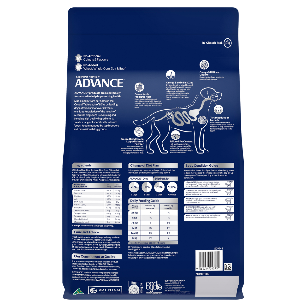 Advance – Adult Dog – Small Breed - Healthy Ageing - 3kg