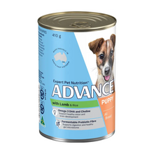 Advance - Wet Food Tins - Puppy - Lamb & Rice - 12 X 410g