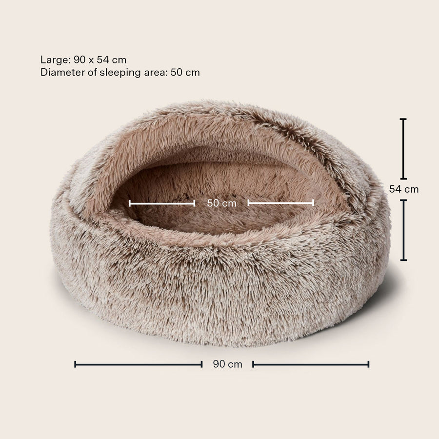 Snooza – Calming Hoodie Cuddler – Mink