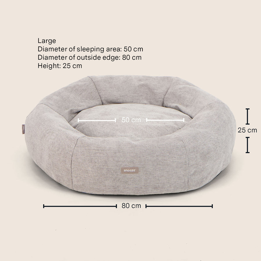 Snooza – Panelled Cuddler – Pebble