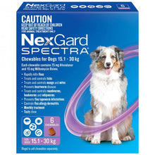 NexGard SPECTRA - Chewables for Dogs 15.1 - 30kg (PURPLE)