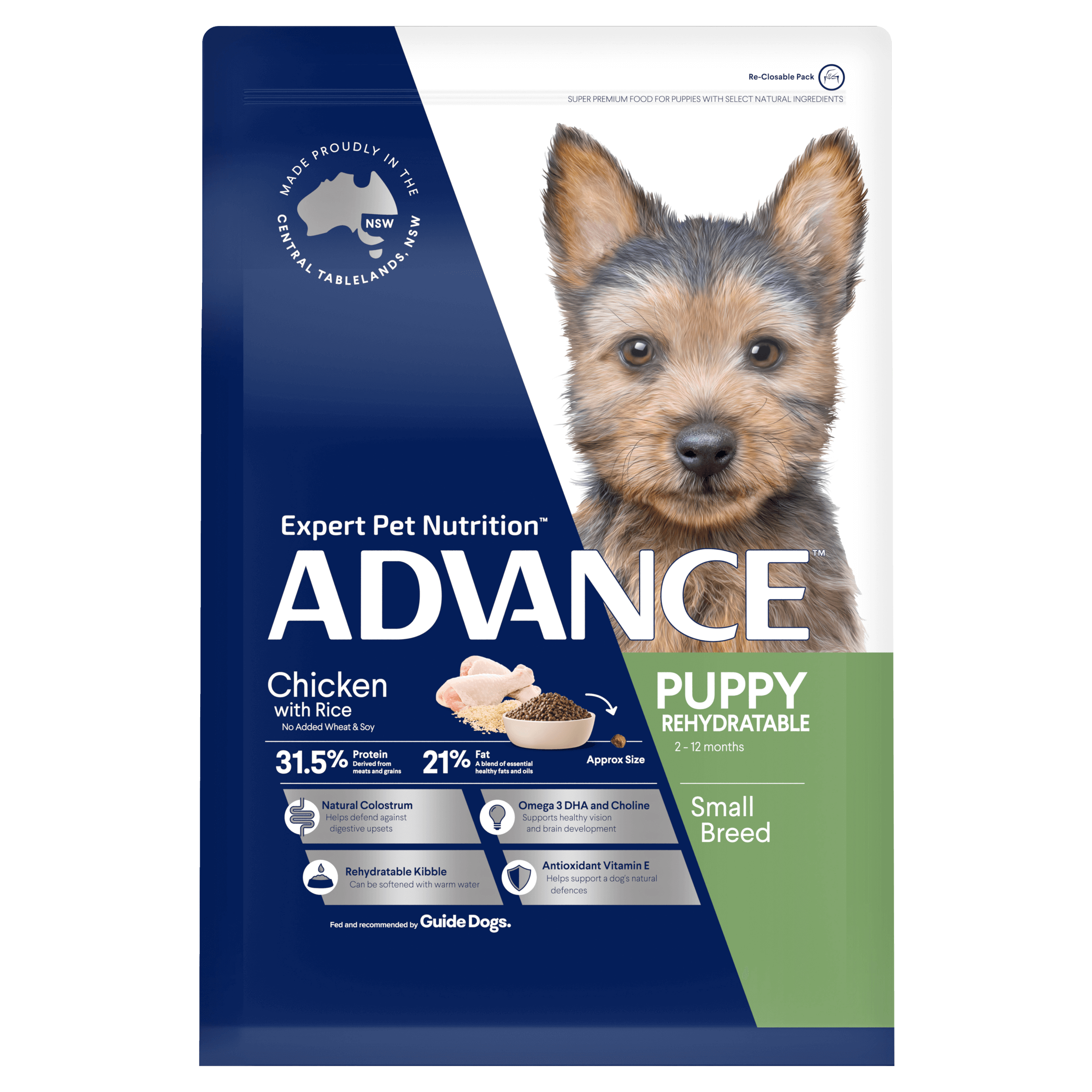 Advance – Puppy – Small Breed – Rehydratable – Chicken