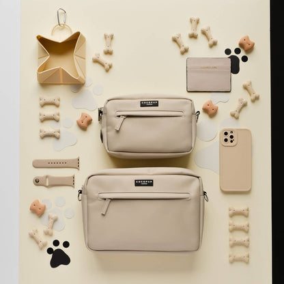 Cocopup London – Dog Walking Bag – Caramel Latte