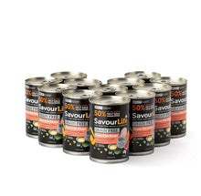 SavourLife - Wet Food Tins - Adult Dog - GRAIN FREE - Ocean Fish Recipe - 12 X 375g