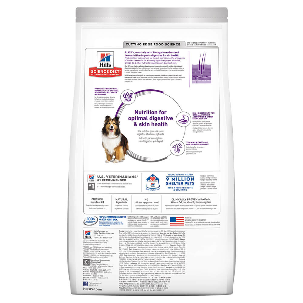 Hill’s – Science Diet – Adult Dog – Sensitive Stomach & Skin