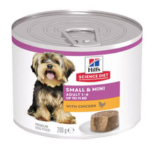 Hill's - Science Diet - Wet Food Tins - Adult Dog - Small & Mini - Chicken - 12 x 200g