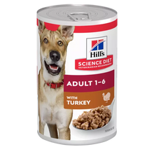 Hill's - Science Diet - Wet Food Tins - Adult Dog (1-6) - Turkey - 12 x 370g