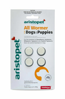 Aristopet - All Wormer for Dogs & Puppies - 4 Tablets